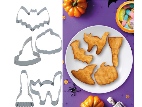 Halloween tortaforma készlet - 5 db.