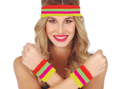 Disco 80s színes szalagok - 3 db.