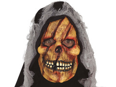 Latex koponya és csuklya maszk - 1 db.