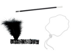 Retro készlet fekete