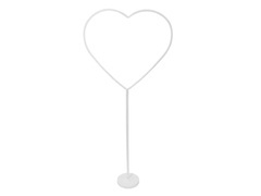 Szív lufi állvány rúdra - 1 db.