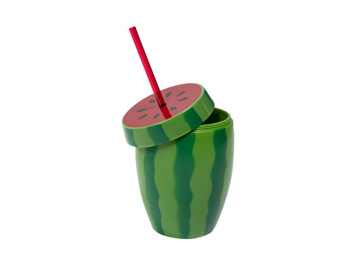 Görögdinnye pohár szívószállal - 900 ml - 1 db.