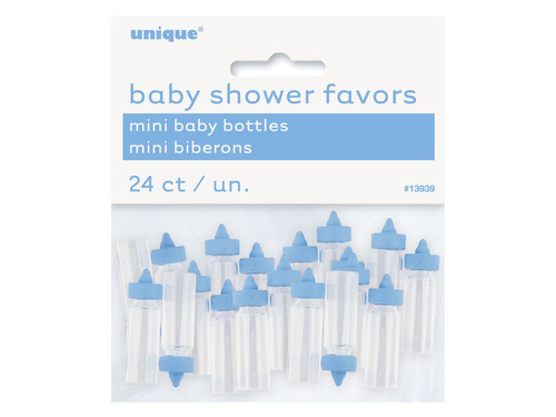 Kék műanyag palackok - 24 darab