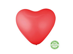 Piros szívek latex lufi - 30 cm - 100 db.