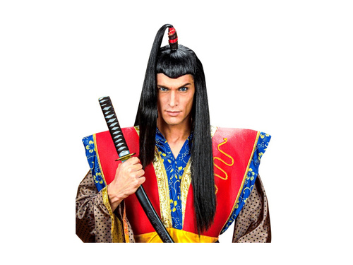 Japán szamuráj hosszú paróka