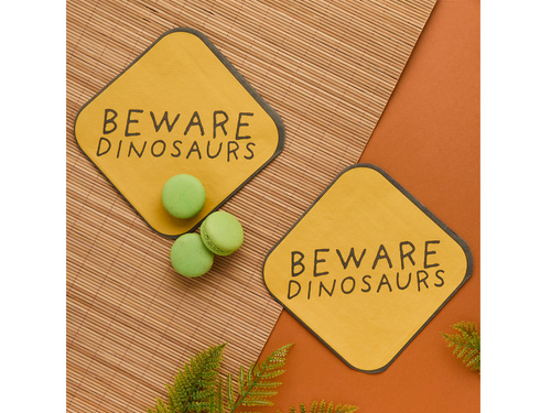 Figyelem Dinoszaurusz szalvéták - 33 cm - 16 db.