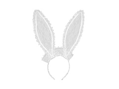 Fehér csipke nyúl fülek