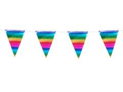 Szivárvány zászlók banner - 300 cm - 1 db.