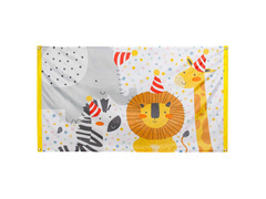 Szafari születésnapi zászló - 1 db.