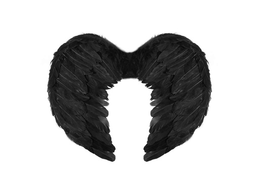 Fekete angyalszárnyak - 45 x 35 cm - 1 db.