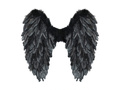 Fekete angyalszárnyak - 50 x 50 cm - 1 db.