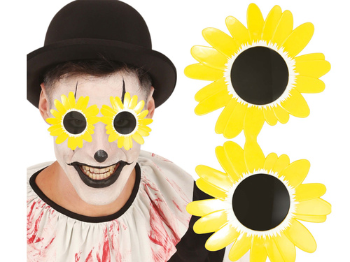 Százszorszép szemüveg sárga - 1 db.