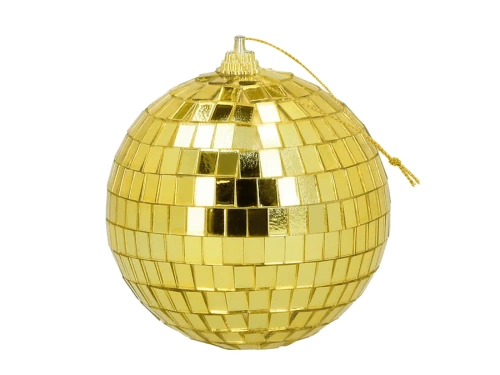 Arany diszkógömb - 8 cm - 6 db.