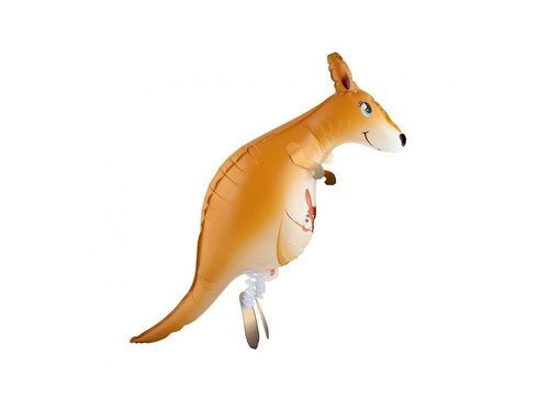 Kenguru sétáló léggömb - 72x82 cm - 1 db.