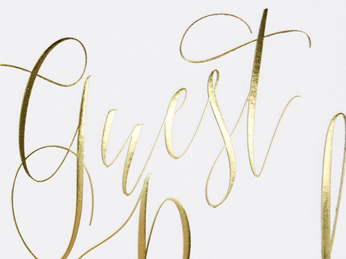 Esküvői vendégkönyv fehér - 22 lap