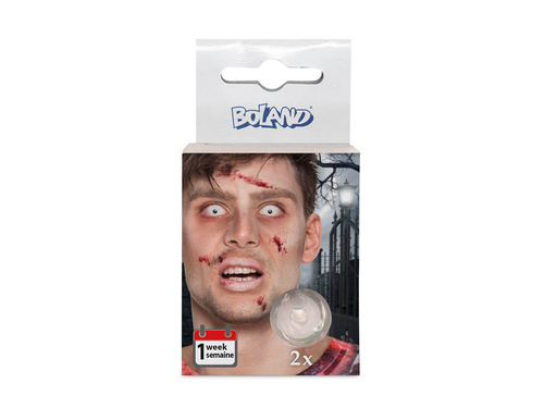 Kontaktlencse "Fehér zombi" - 7 nap