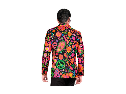 Neon Hippie party kabát - többszínű