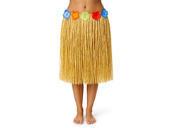 Hawaii közepes szalmaszoknya - 60 cm - 1 db.