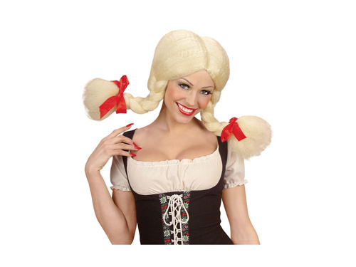 Bajor paróka hajlítható copfokkal