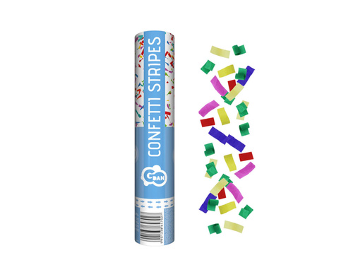 Lövőcső - színes konfetti - 30 cm - 1 db.