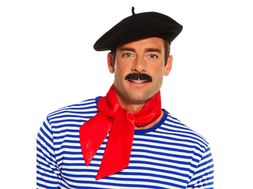 Fekete barett - 1 db.