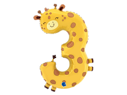 Fólialufi 3. számú zsiráf - 56x90 cm - 1 db.