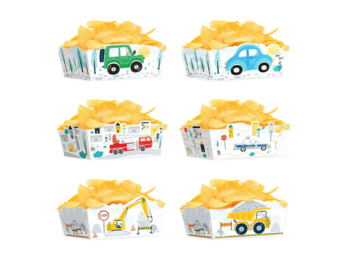 Auta chipes dobozok - 3 db.