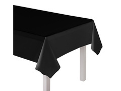 Fekete papír terítő - 137 x 274 cm - 1 db.