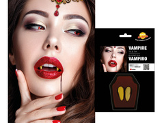 Arany vámpírfogak - 2 db.