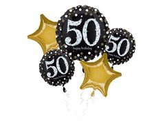 Csokor fólialéggömbök 50 fő részére