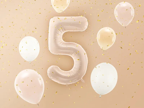 Fólia lufi 5. számú sötét bézs - 72 cm - 1 db.