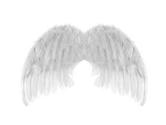 Fehér angyalszárnyak - 48 x 28 cm - 1 db.