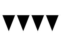 Fekete zászlók banner - 10 m - 1 db.