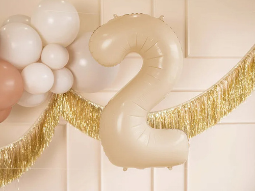 2. számú bézs színű fólialufi - 72 cm - 1 db.