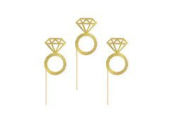 Muffin Picks Eljegyzési gyűrűk - 11,5 cm - 6 db.