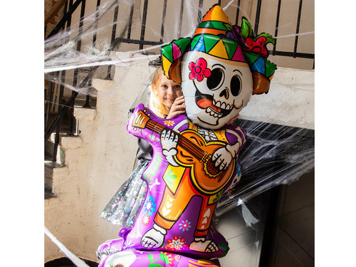 Mexikói csontváz álló fólialufi - 155 cm - 1 db.