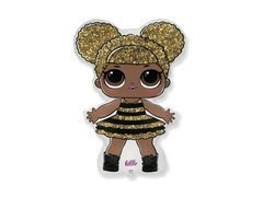 Méhkirálynő LOL Surprise fólia léggömb - 33 x 22 cm - 1 db.