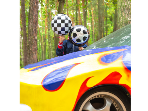 Sakktáblás fólialufi - 45 x 50 cm - 1 db.