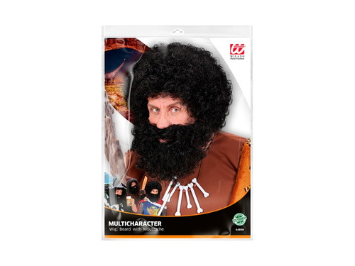 Knecht Ruprecht fekete paróka szakállal