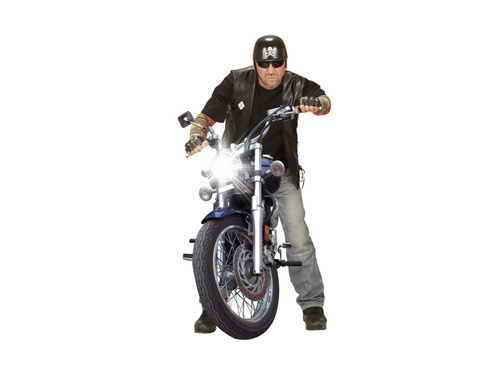 Ujjatlan szegecselt bőrkesztyű