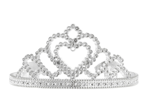 Ezüst hercegnői tiara - 1 db.