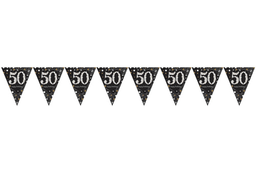 Zászló banner ötvenedik évfordulóra - 400 cm - 1 db.