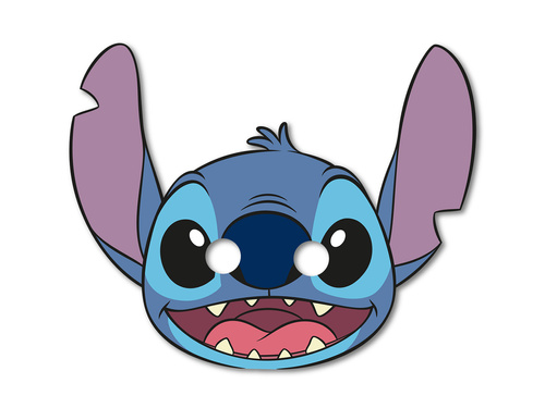 Stitch születésnapi maszkok - 6 db.