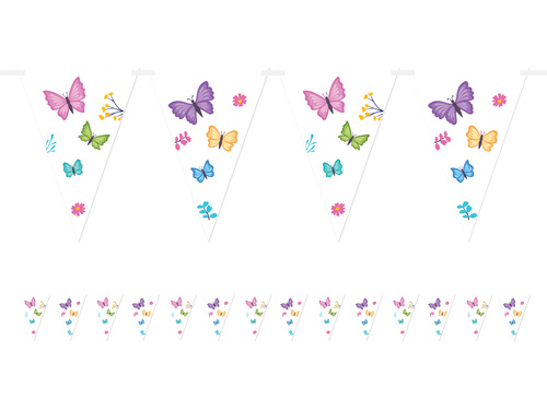 Pillangó zászló banner - 5 m