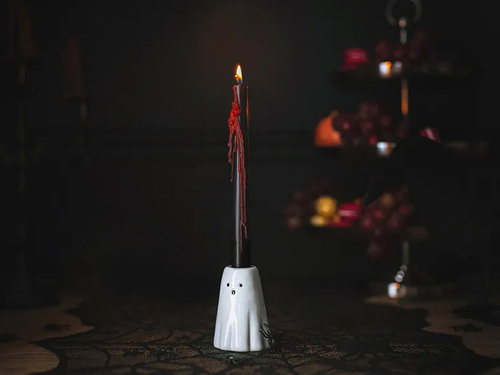 Halloween szellem lámpás - 8 cm - 6 db.