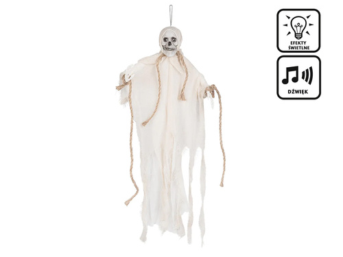 Fehér Phantom függődísz - 55 cm - 1 db.