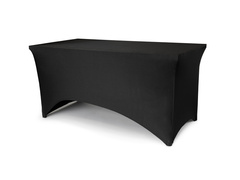 Fekete asztalterítő - 183x76x74 cm - 1 db.