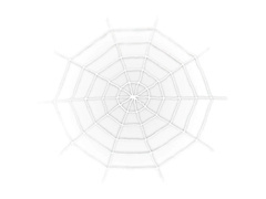 Nagy fehér pókháló - 150 cm - 1 db.