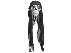 Kísértet koponya függő dekoráció - 100 cm - 1 db.