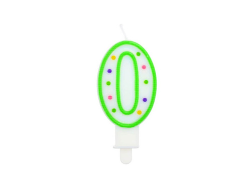 Gyertyaszám nullás 0 pontokkal - 1 db.